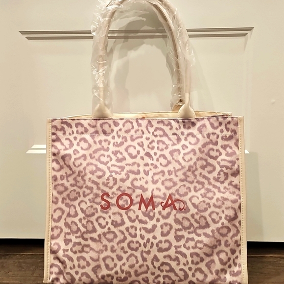Brand New Soma Leopard Canvas Tote - Picture 6 of 6